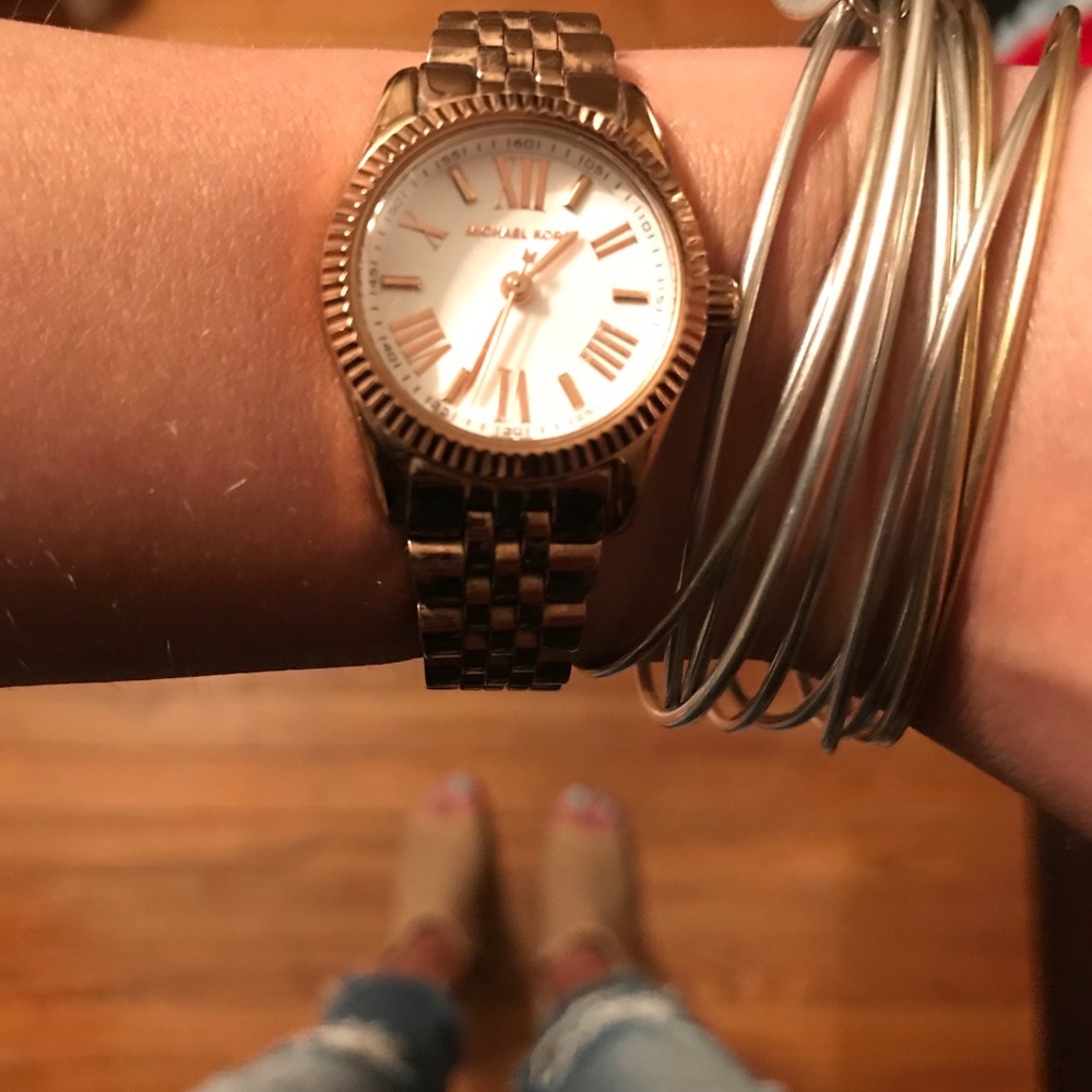 Michael Kors Watch-Mini Lexington Rose Gold